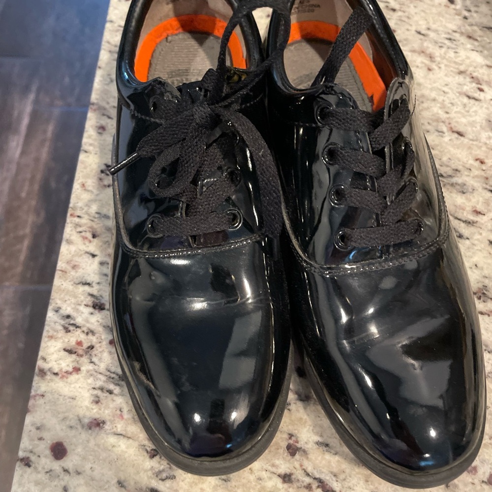 Men's Black Patent Leather Shoes